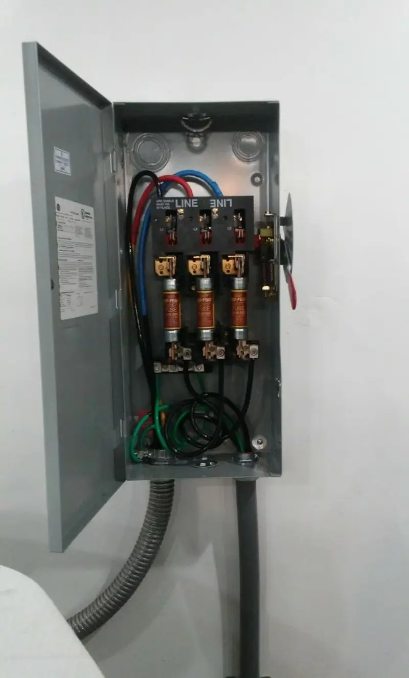 Three-phase disconnect switch installed for Electrical Wiring & Rewiring in Enochville