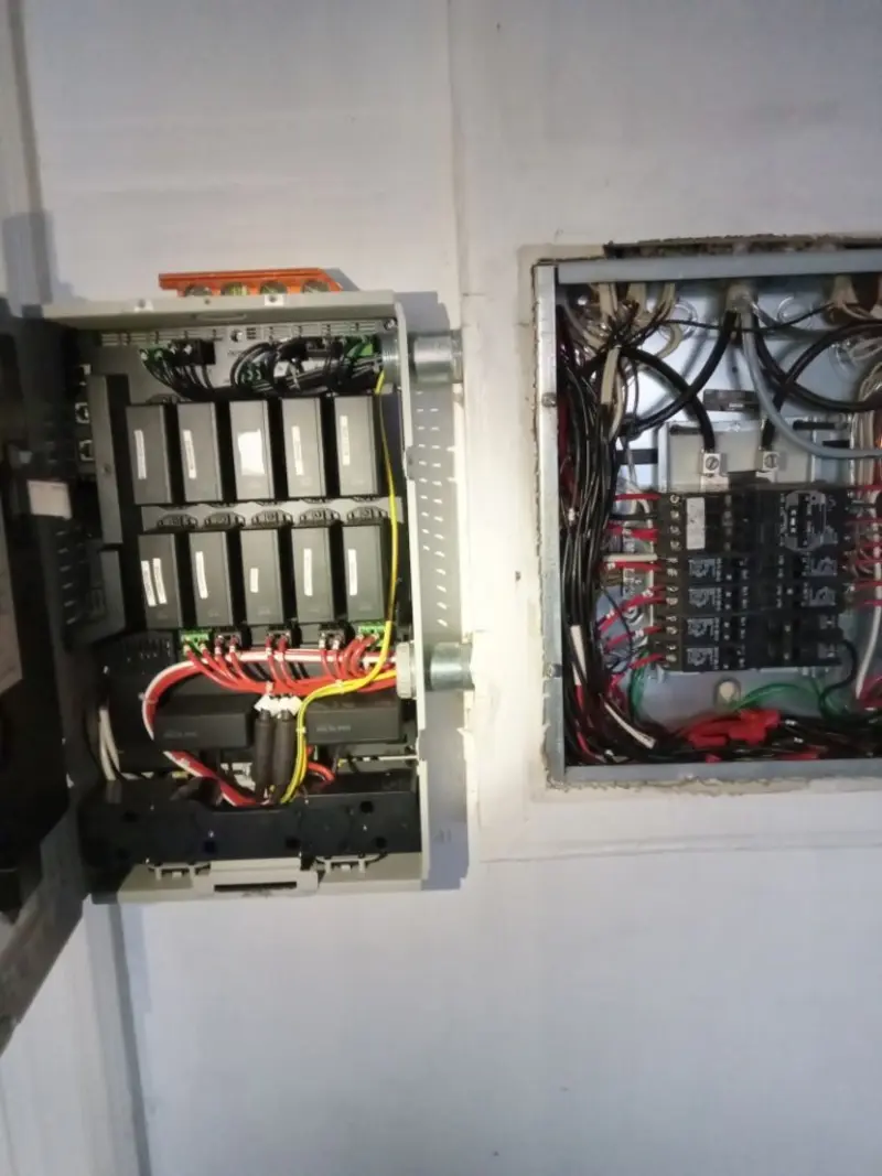 Electrical panel upgrade completed for Ring Doorbell Installation in Enochville